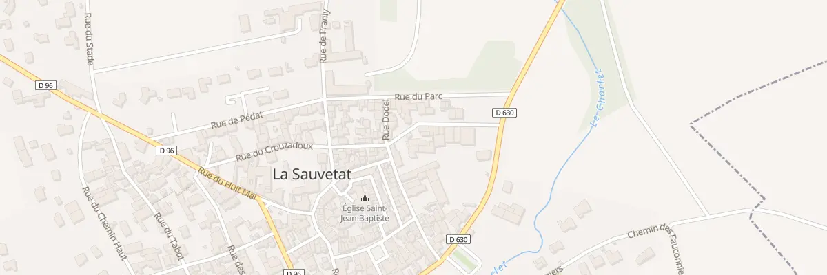 Plan du 5319 Rue de la Barbarade à La Sauvetat
