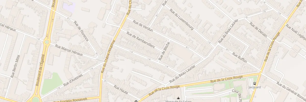 Plan du 48 Rue de Rambervillers à Tourcoing