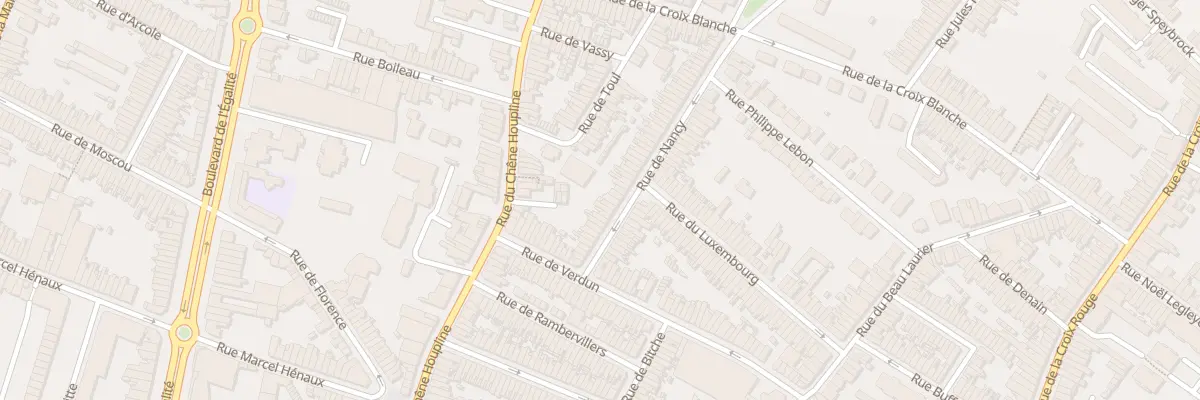 Plan du 23 Rue de Nancy à Tourcoing