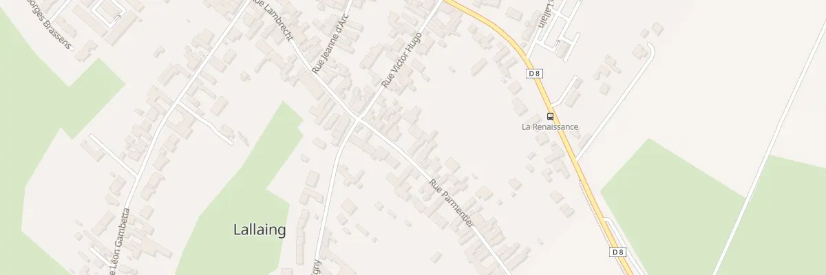 Plan du 57 Rue Parmentier à Lallaing