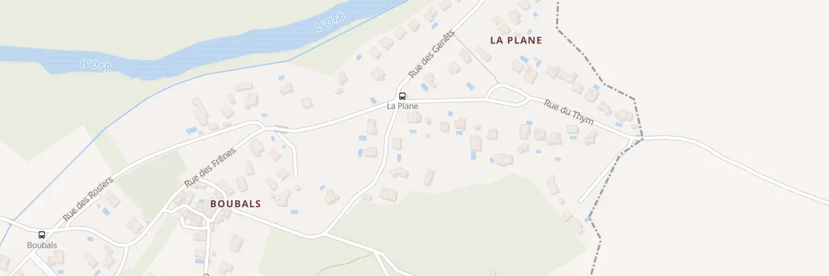 Plan du 2 Rue du Thym à La Tour-sur-Orb
