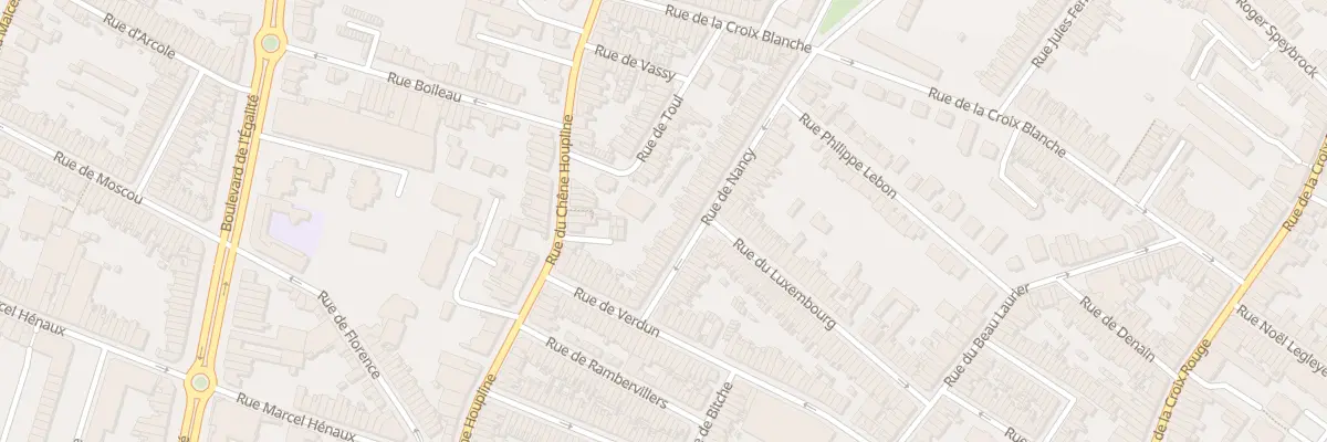 Plan du 27 Rue de Nancy à Tourcoing
