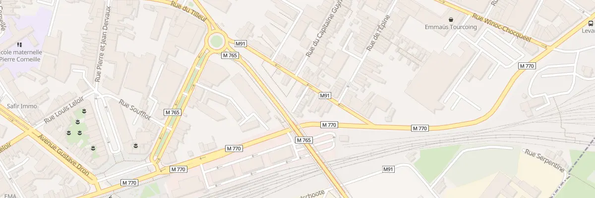 Plan du 128 Rue du Tilleul à Tourcoing