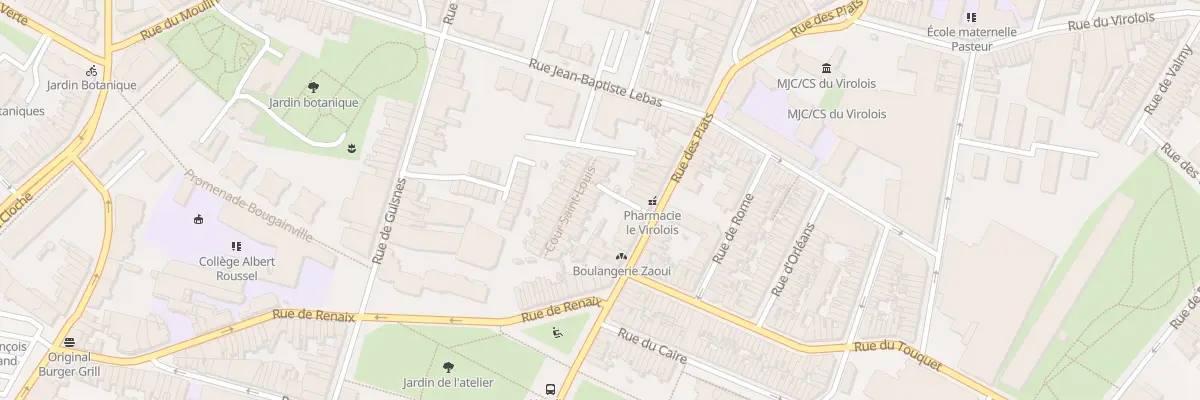 Plan du 24 Crs St Louis 115 Rue des Piats à Tourcoing