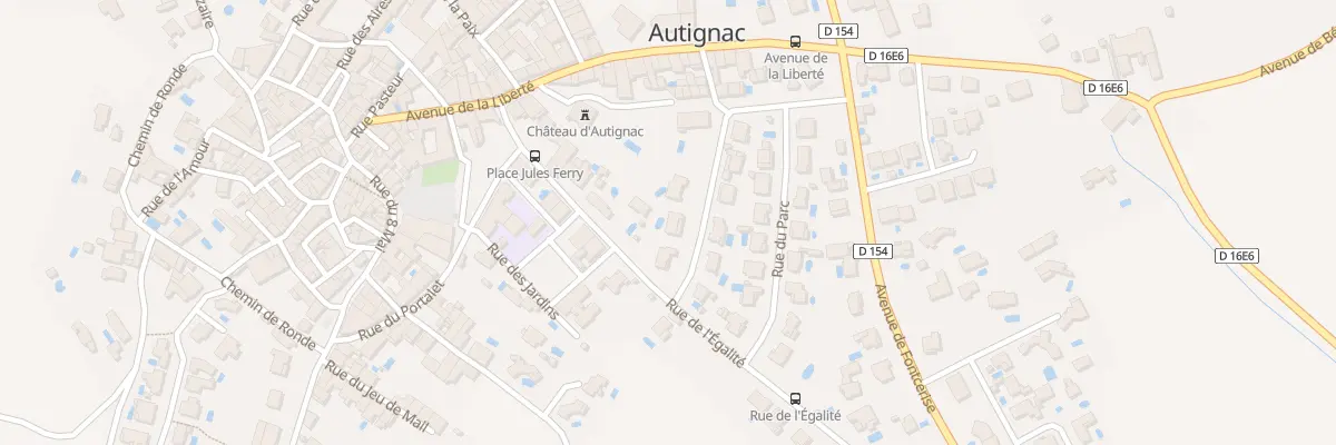 Plan du 4 Rue du Chateau à Autignac