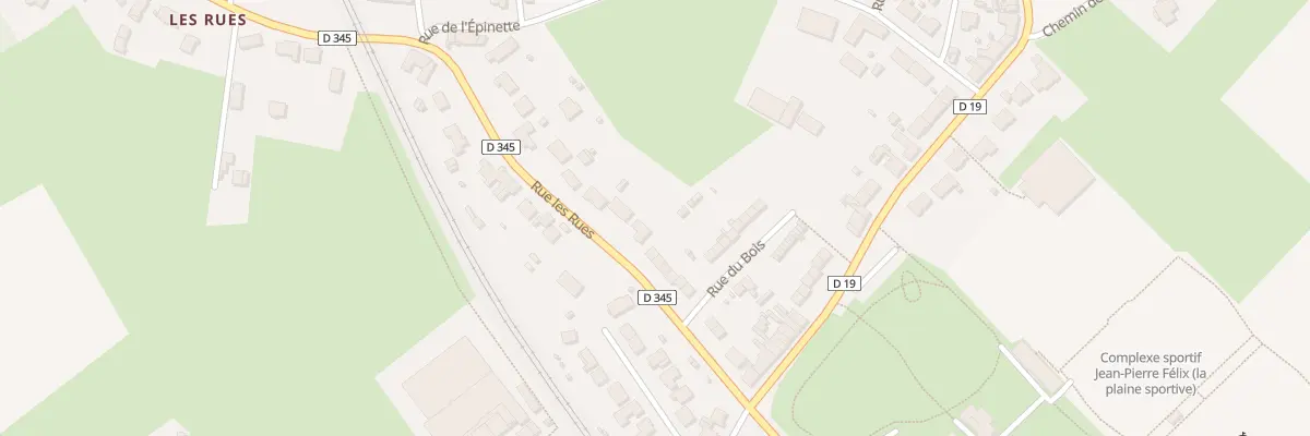 Plan du 18 Rue les Rues à Templeuve-en-Pévèle