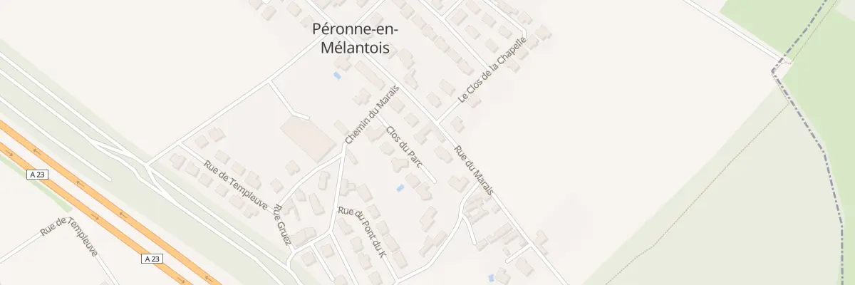 Plan du 502 Rue du Marais à Péronne-en-Mélantois