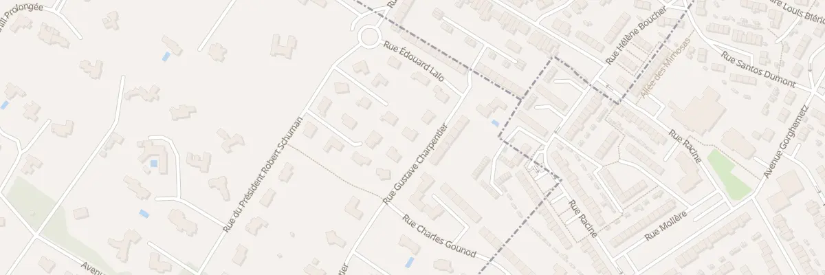 Plan du 4 Rue Gustave Charpentier à Croix
