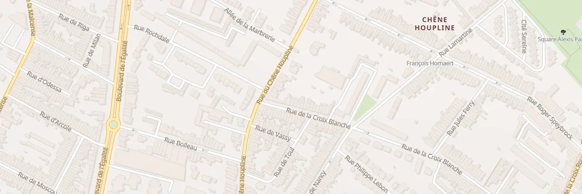 Plan du 3 Rue de la Croix Blanche à Tourcoing