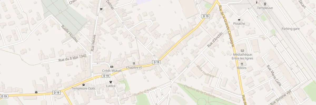 Plan du 33B Rue de Roubaix à Templeuve-en-Pévèle