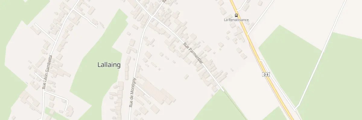 Plan du 124 Rue Parmentier à Lallaing