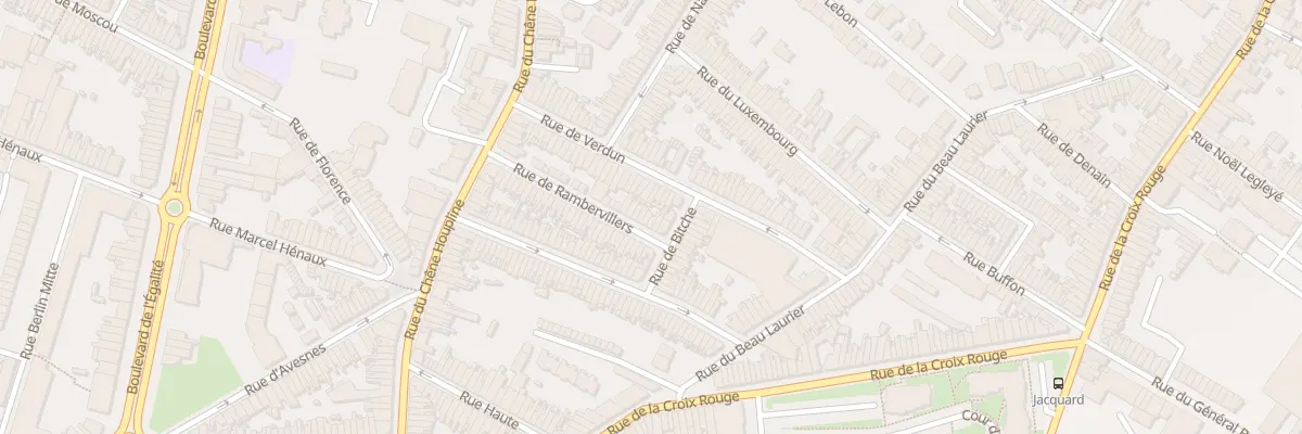 Plan du 49 Rue de Rambervillers à Tourcoing