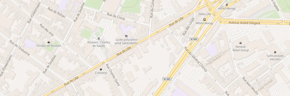 Plan du 41 Rue de Lille à Roubaix