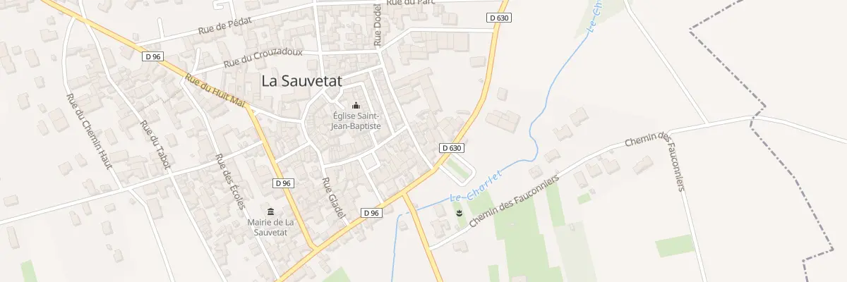 Plan du 23 Rue Dodel à La Sauvetat
