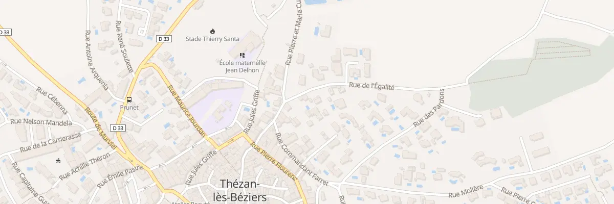 Plan du 18 Rue de l’Egalité à Thézan-lès-Béziers