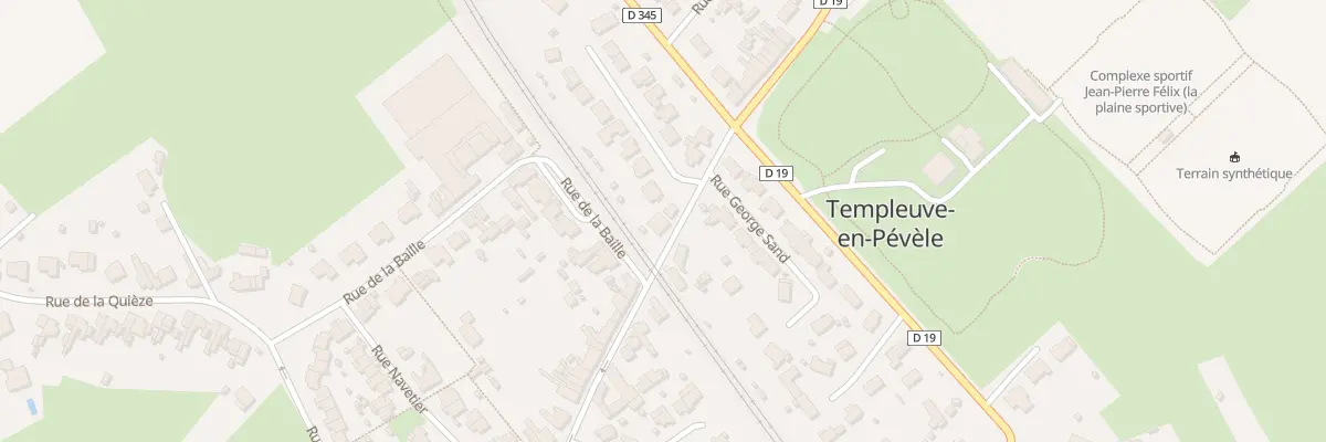 Plan du 129 Rue Neuve à Templeuve-en-Pévèle