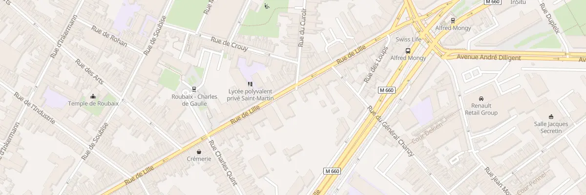 Plan du 39 Rue de Lille à Roubaix