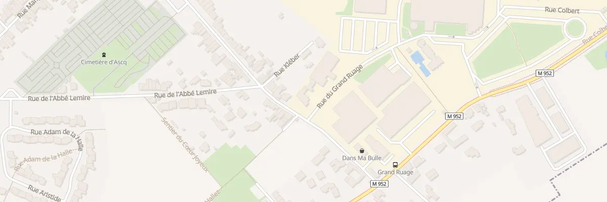 Plan du 1A Rue du Grand Ruage à Villeneuve-d’Ascq
