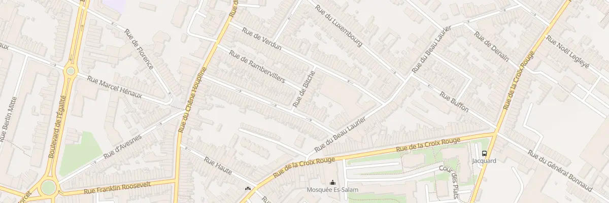 Plan du 6 Rue de Bitche à Tourcoing