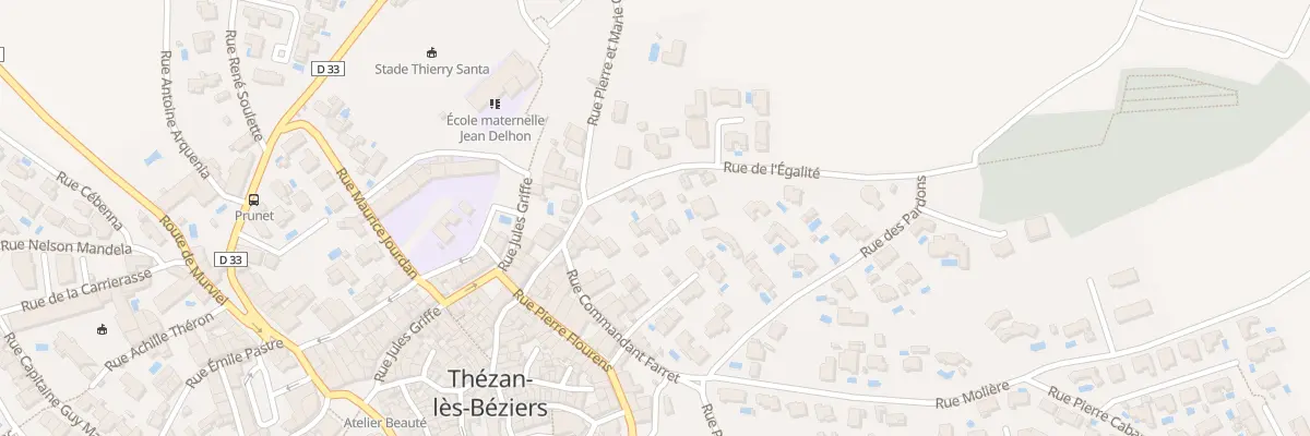 Plan du 18B Rue de l’Egalité à Thézan-lès-Béziers