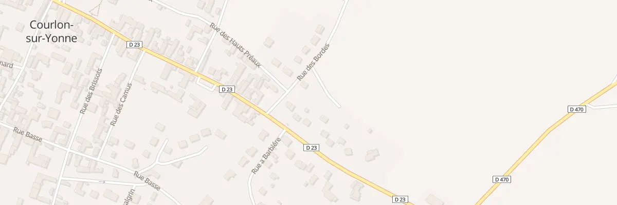 Plan du 58 Rue des Préaux à Courlon-sur-Yonne