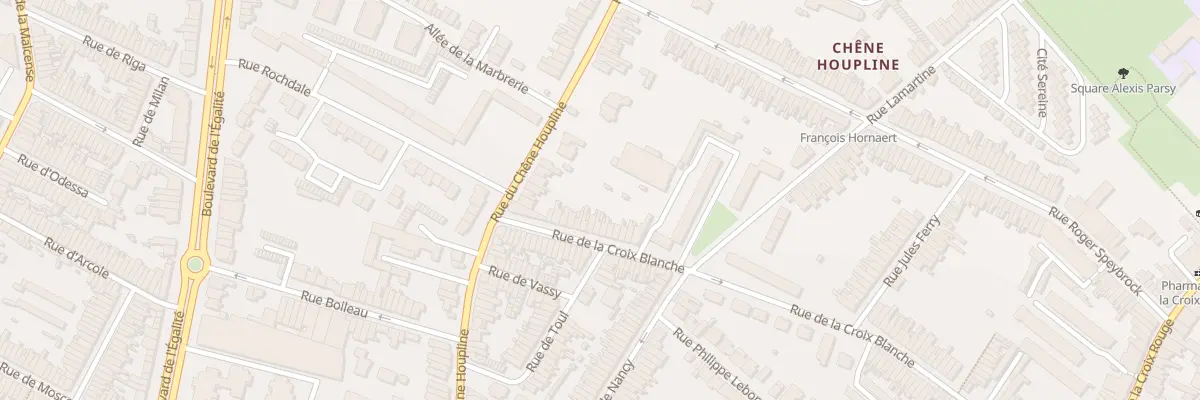 Plan du 13 Rue de la Croix Blanche à Tourcoing