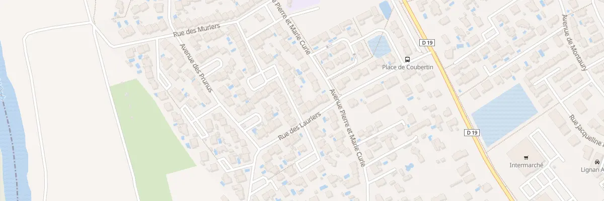 Plan du 21 Av des Marronniers à Lignan-sur-Orb
