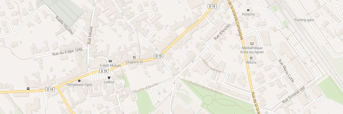 Plan du 16 Rue de Roubaix à Templeuve-en-Pévèle