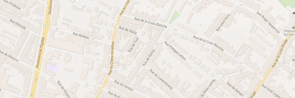 Plan du 57 Rue de Nancy à Tourcoing
