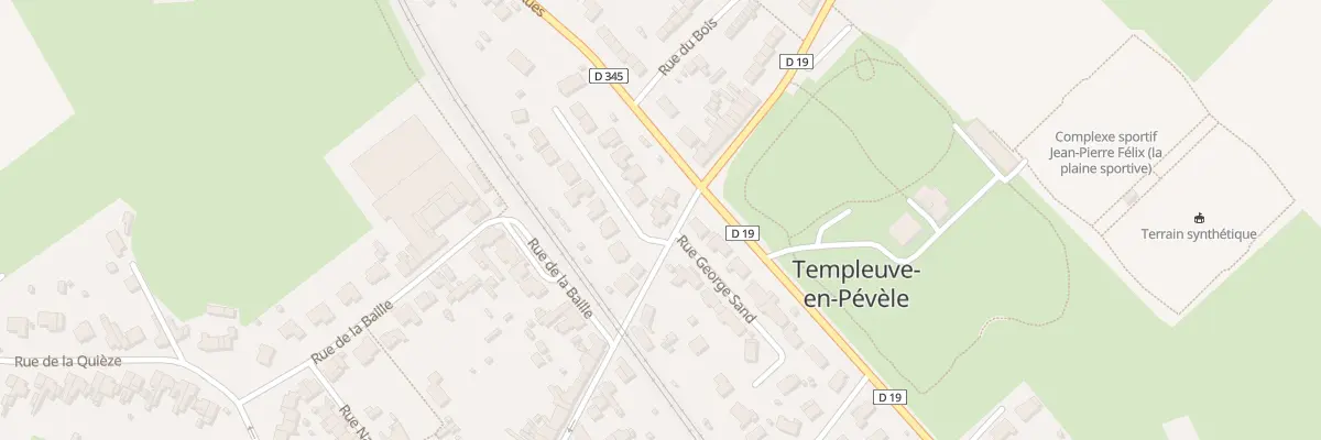 Plan du 131 Rue Neuve à Templeuve-en-Pévèle