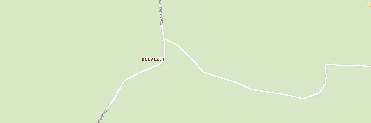 Plan du 5057 Belvezet à Tiviers