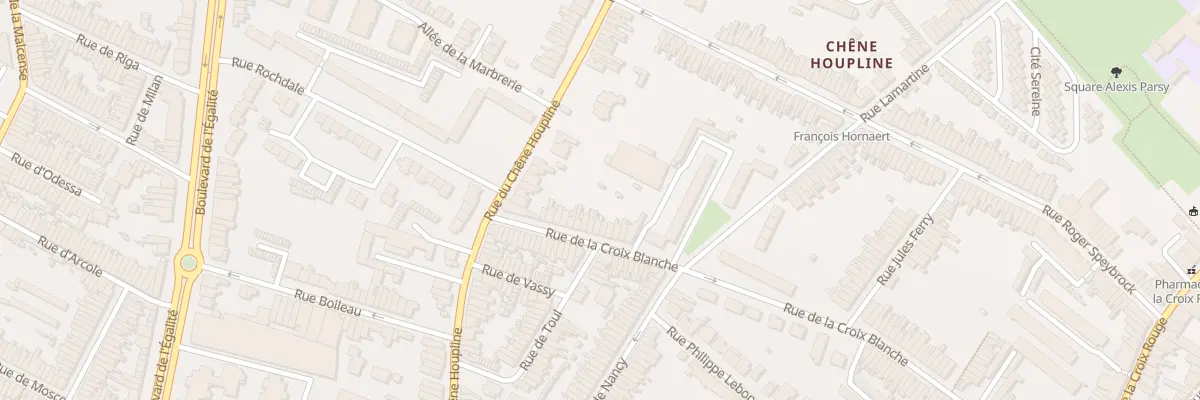 Plan du 15 Rue de la Croix Blanche à Tourcoing