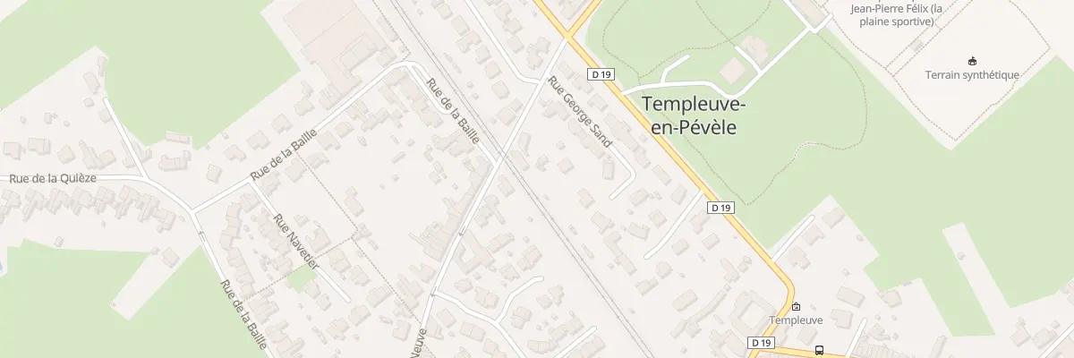 Plan du 104 Rue Neuve à Templeuve-en-Pévèle