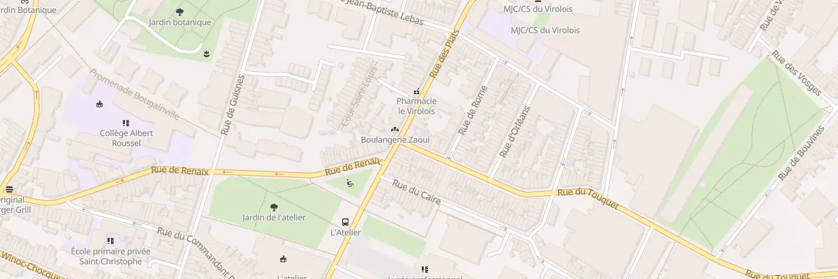 Plan du 3 Rue du Touquet à Tourcoing