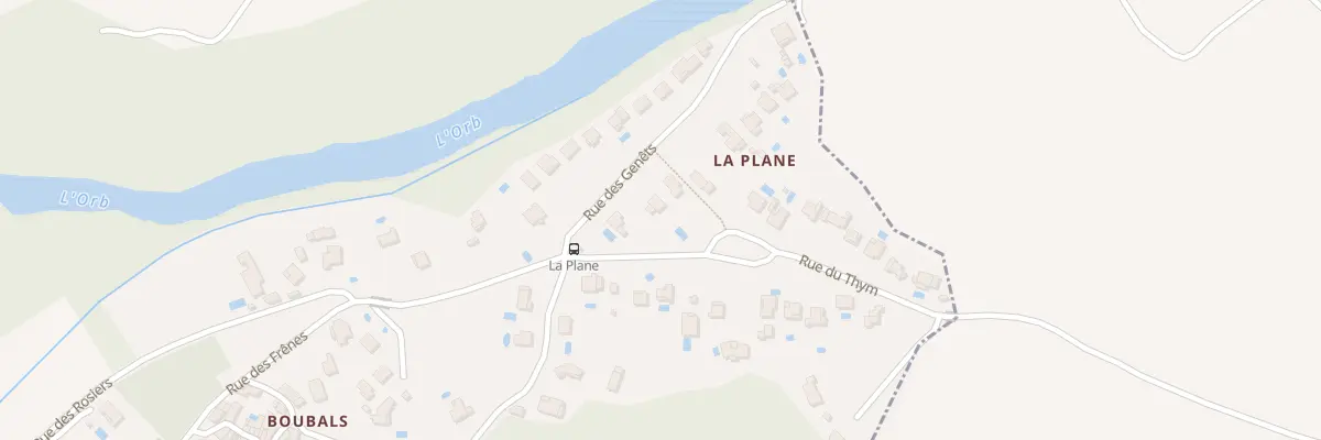 Plan du 2 Rue des Genets à La Tour-sur-Orb