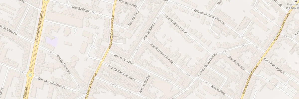 Plan du 65 Rue du Luxembourg à Tourcoing