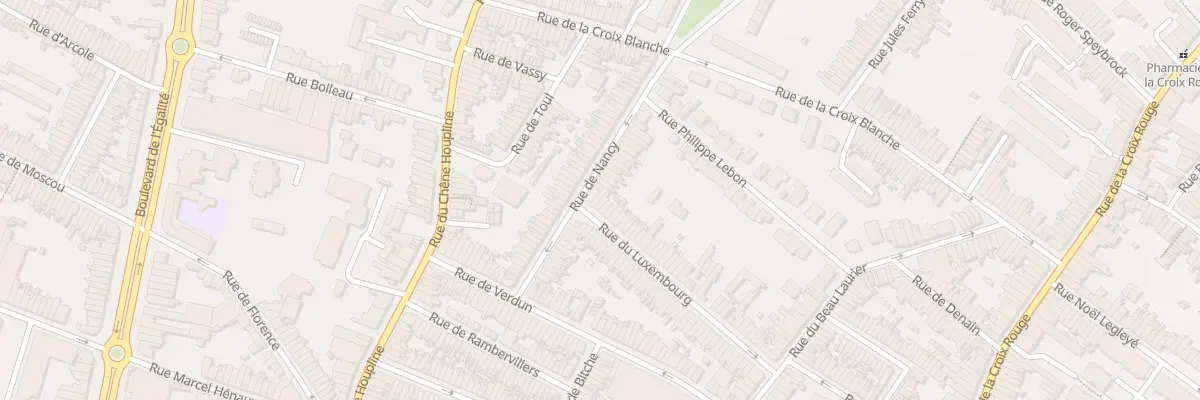 Plan du 74 Rue du Luxembourg à Tourcoing