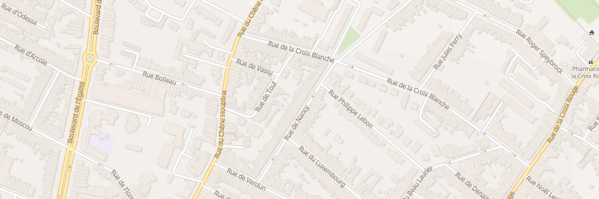 Plan du 63 Rue de Nancy à Tourcoing