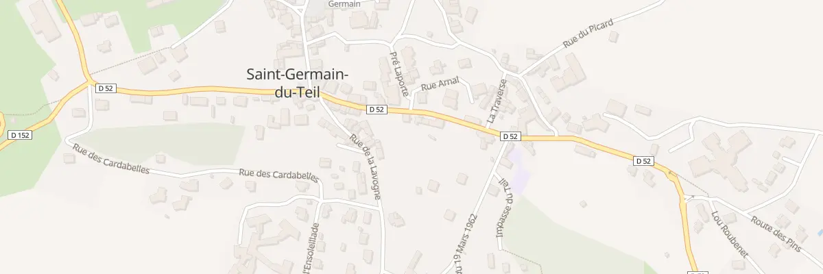 Plan du 12 Rue du Gendarme Merle à Saint-Germain-du-Teil