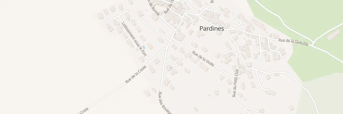 Plan du 219 Rue des Rouleyres à Pardines