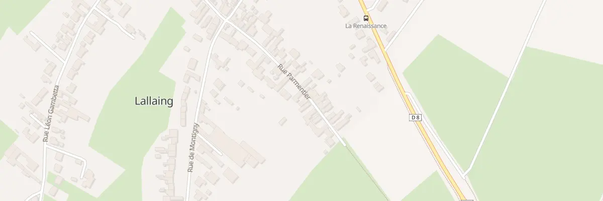 Plan du 162 Rue Parmentier à Lallaing