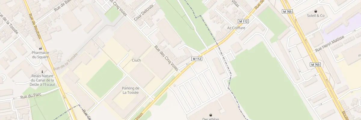 Plan du 71 Av de l’Union à Tourcoing