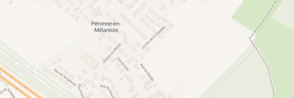 Plan du 475 Rue du Marais à Péronne-en-Mélantois