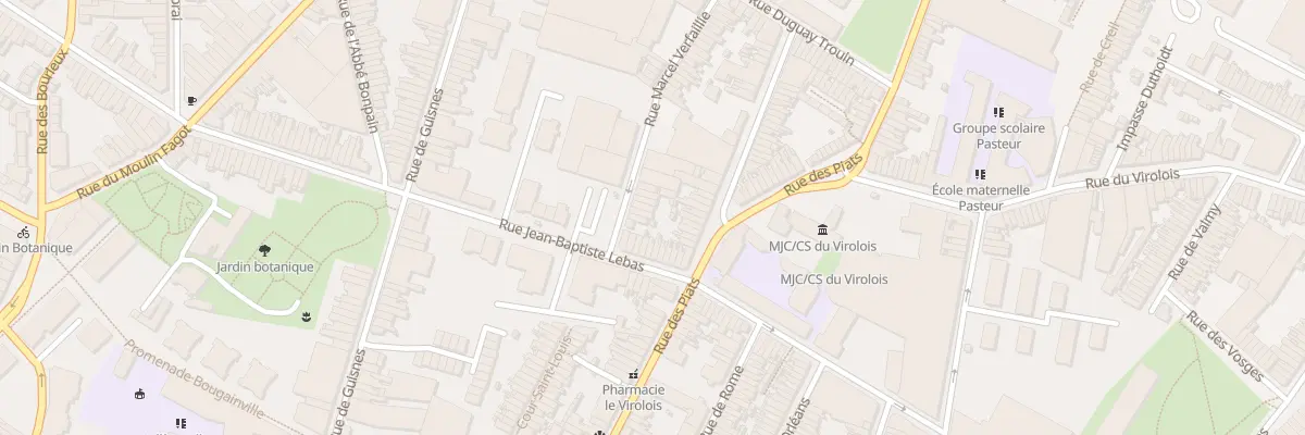 Plan du 6 Rue Marcel Verfaillie à Tourcoing