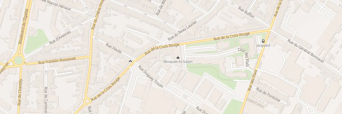 Plan du 88 Rue de la Croix Rouge à Tourcoing