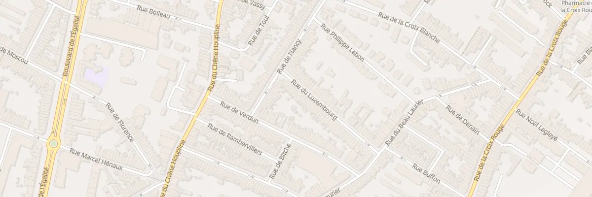 Plan du 59 Rue du Luxembourg à Tourcoing