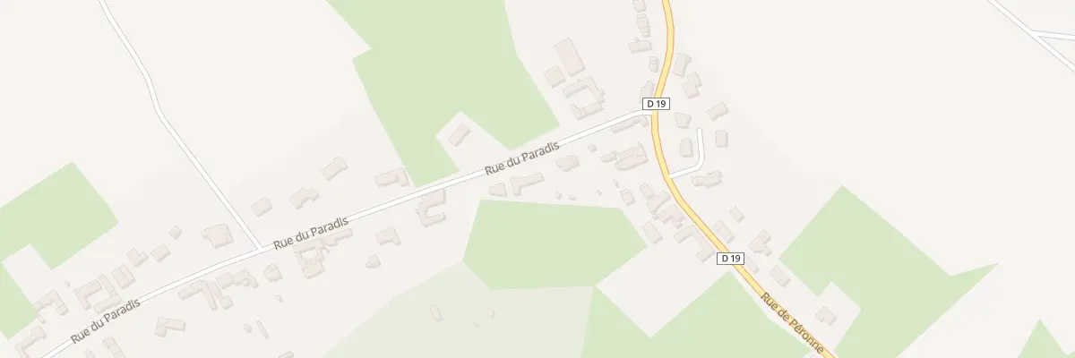 Plan du 3 Rue du Paradis à Templeuve-en-Pévèle