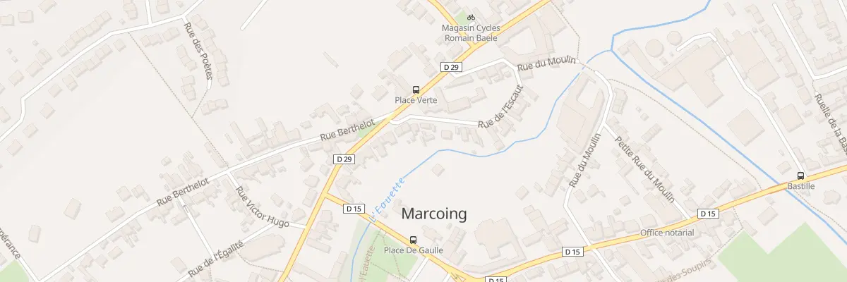 Plan du 6 Rue de l’Escaut à Marcoing