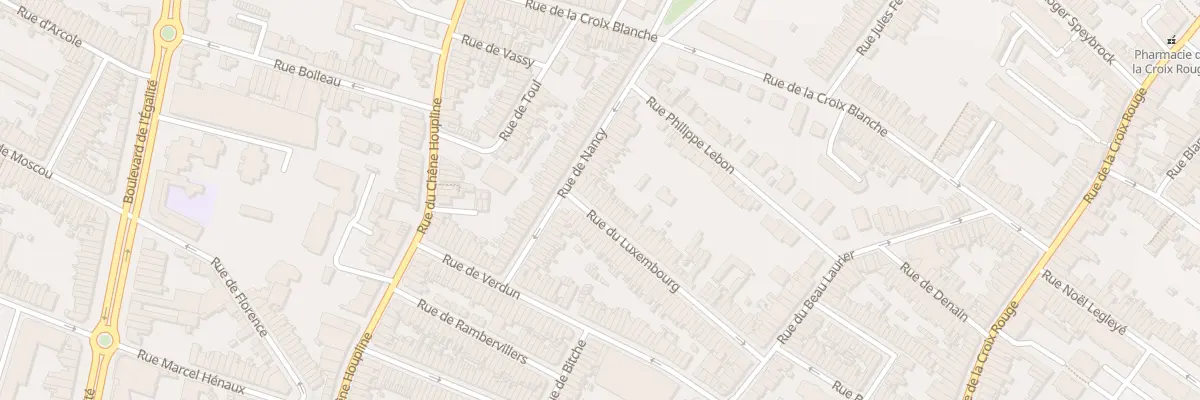Plan du 68 Rue du Luxembourg à Tourcoing