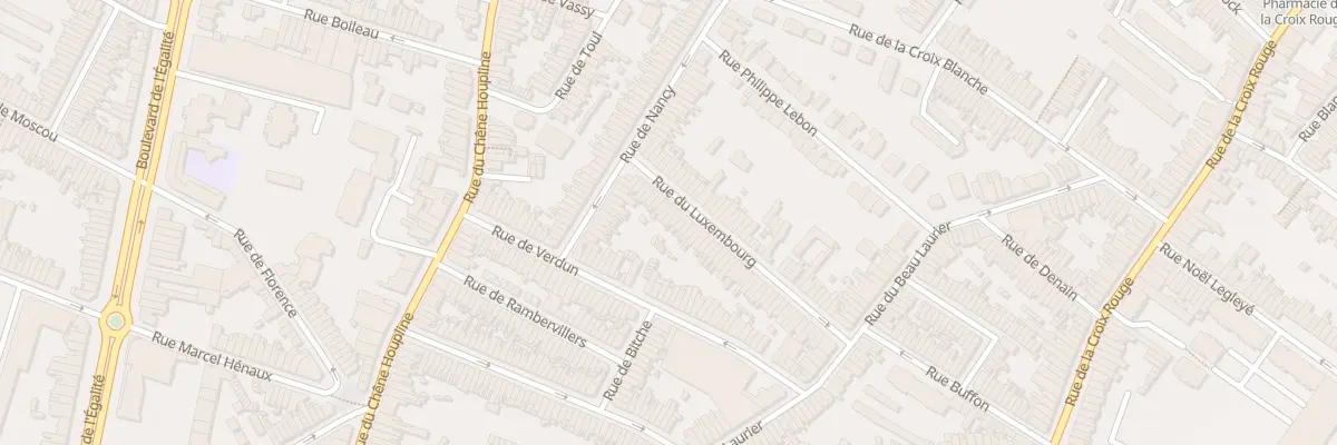 Plan du 57 Rue du Luxembourg à Tourcoing